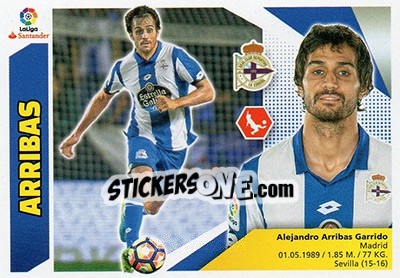 Sticker Arribas (5) - Liga Spagnola 2017-2018 - Colecciones ESTE