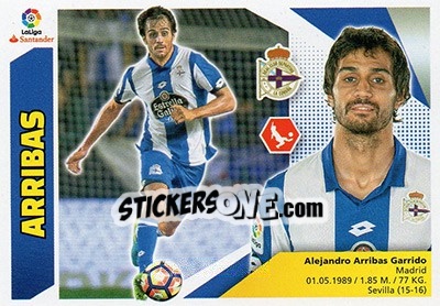 Sticker Arribas (5) - Liga Spagnola 2017-2018 n. 225 - Colecciones ESTE