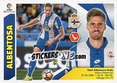 Sticker Albentosa (6) - Liga Spagnola 2017-2018 n. 226 - Colecciones ESTE