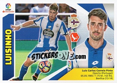 Sticker Luisinho (7A) - Liga Spagnola 2017-2018 n. 227 - Colecciones ESTE