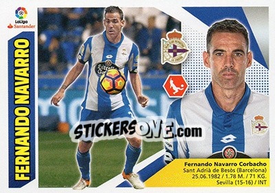 Sticker Fernando Navarro (7B) - Liga Spagnola 2017-2018 - Colecciones ESTE