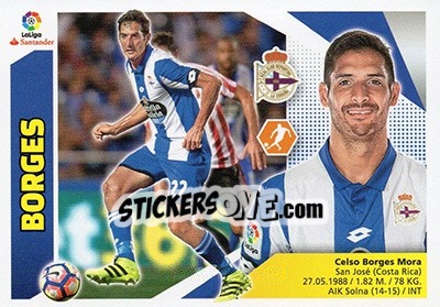 Sticker Borges (9) - Liga Spagnola 2017-2018 - Colecciones ESTE