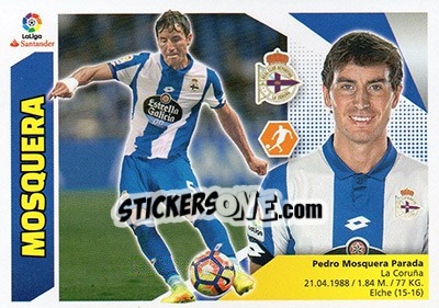 Sticker Mosquera (10) - Liga Spagnola 2017-2018 n. 231 - Colecciones ESTE