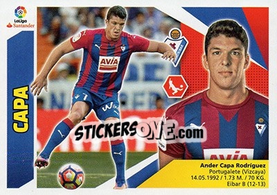 Sticker Capa (4) - Liga Spagnola 2017-2018 n. 254 - Colecciones ESTE