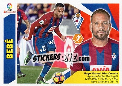 Sticker Bebé (13BIS) - Liga Spagnola 2017-2018 n. 270 - Colecciones ESTE