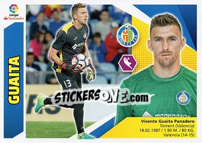 Sticker Guaita (1) - Liga Spagnola 2017-2018 n. 311 - Colecciones ESTE
