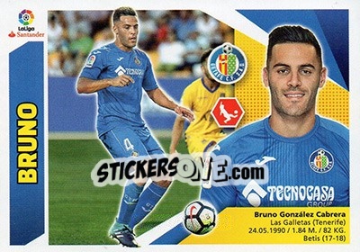 Sticker Bruno (5) - Liga Spagnola 2017-2018 - Colecciones ESTE