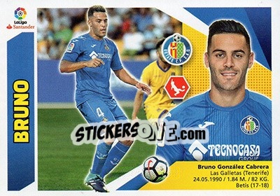 Sticker Bruno (5) - Liga Spagnola 2017-2018 n. 315 - Colecciones ESTE