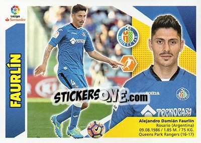 Sticker Faurlin (9) - Liga Spagnola 2017-2018 n. 320 - Colecciones ESTE