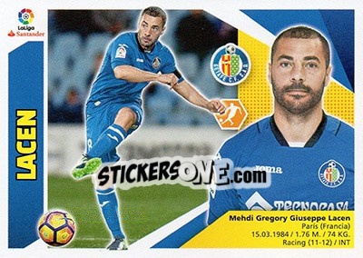 Sticker Lacen (10) - Liga Spagnola 2017-2018 n. 321 - Colecciones ESTE