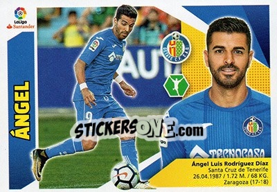 Sticker Ángel (15) - Liga Spagnola 2017-2018 n. 327 - Colecciones ESTE