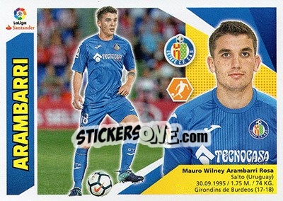 Sticker Arrambarri (9BIS) - Liga Spagnola 2017-2018 - Colecciones ESTE