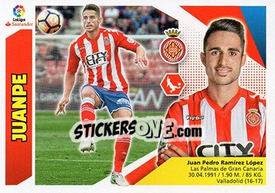 Sticker Juanpe (6) - Liga Spagnola 2017-2018 n. 347 - Colecciones ESTE