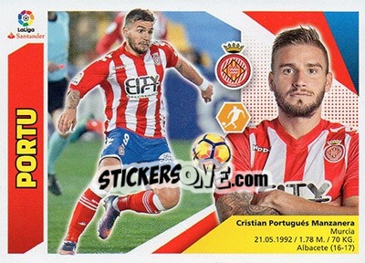 Sticker Portu (11) - Liga Spagnola 2017-2018 n. 352 - Colecciones ESTE