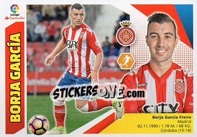 Sticker Borja García (12) - Liga Spagnola 2017-2018 n. 353 - Colecciones ESTE
