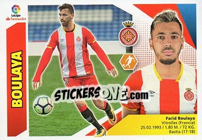 Sticker Boulaya (13A) - Liga Spagnola 2017-2018 - Colecciones ESTE