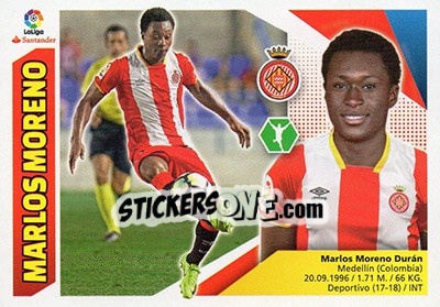 Sticker Marlos Moreno (14) - Liga Spagnola 2017-2018 n. 356 - Colecciones ESTE