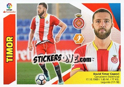 Sticker Timor (9BIS) - Liga Spagnola 2017-2018 n. 360 - Colecciones ESTE