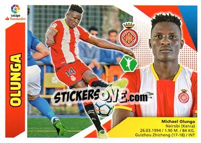 Figurina Olunga (14BIS) - Liga Spagnola 2017-2018 - Colecciones ESTE