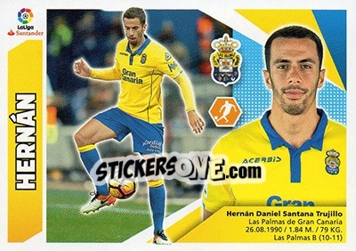 Sticker Hernán (9) - Liga Spagnola 2017-2018 n. 381 - Colecciones ESTE