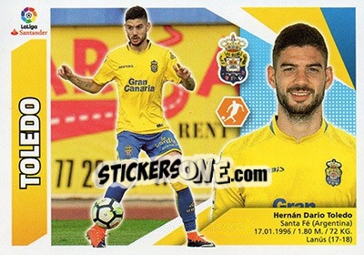 Figurina Toledo (11) - Liga Spagnola 2017-2018 - Colecciones ESTE