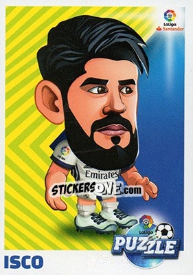 Sticker Isco (6) - Liga Spagnola 2017-2018 n. 766 - Colecciones ESTE