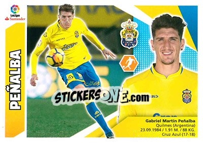 Cromo Peñalba - Liga Spagnola 2017-2018 n. T23 - Colecciones ESTE