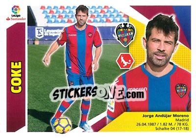 Sticker Coke - Liga Spagnola 2017-2018 n. T24 - Colecciones ESTE