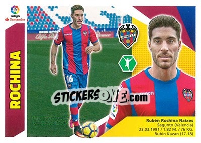 Sticker Rochina - Liga Spagnola 2017-2018 n. T25 - Colecciones ESTE