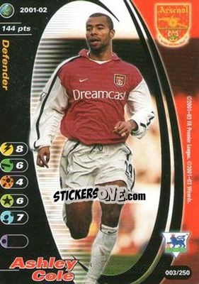 Sticker Ashley Cole - Football Champions England 2001-2002 n. 3 - Wizards of The Coast