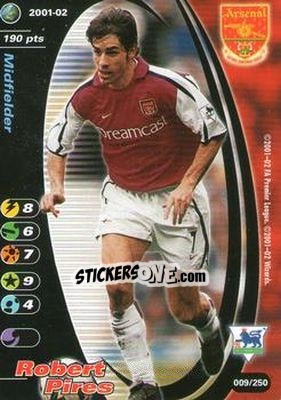Sticker Robert Pires - Football Champions England 2001-2002 n. 9 - Wizards of The Coast