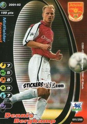 Sticker Dennis Bergkamp - Football Champions England 2001-2002 - Wizards of The Coast