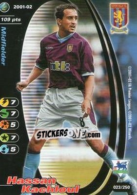 Sticker Hassan Kachloul - Football Champions England 2001-2002 n. 23 - Wizards of The Coast