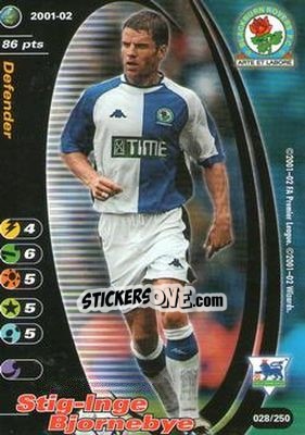 Sticker Stig Inge Bjornebye - Football Champions England 2001-2002 n. 28 - Wizards of The Coast