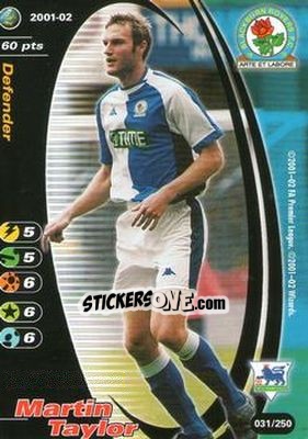 Sticker Martin Taylor - Football Champions England 2001-2002 n. 31 - Wizards of The Coast