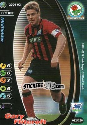 Sticker Garry Flitcroft - Football Champions England 2001-2002 n. 32 - Wizards of The Coast