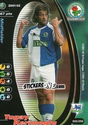 Sticker Tugay Kerimoglu - Football Champions England 2001-2002 n. 33 - Wizards of The Coast