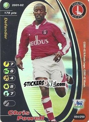 Sticker Chris Powell - Football Champions England 2001-2002 n. 54 - Wizards of The Coast