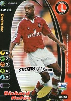 Sticker Richard Rufus - Football Champions England 2001-2002 - Wizards of The Coast