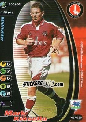 Sticker Mark Kinsella - Football Champions England 2001-2002 - Wizards of The Coast