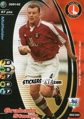 Sticker Graham Stuart - Football Champions England 2001-2002 - Wizards of The Coast
