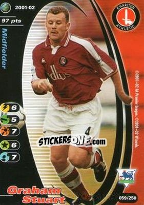 Sticker Graham Stuart - Football Champions England 2001-2002 n. 59 - Wizards of The Coast