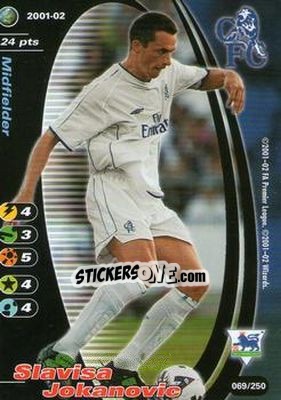 Cromo Slavisa Jokanovic - Football Champions England 2001-2002 - Wizards of The Coast