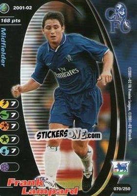 Sticker Frank Lampard - Football Champions England 2001-2002 n. 70 - Wizards of The Coast