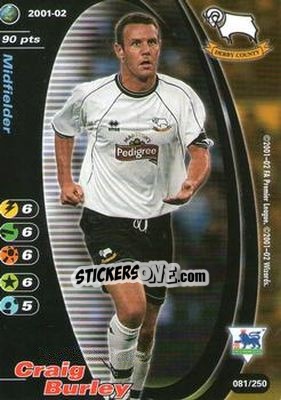 Sticker Craig Burley - Football Champions England 2001-2002 n. 81 - Wizards of The Coast