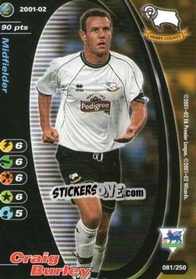 Sticker Craig Burley - Football Champions England 2001-2002 - Wizards of The Coast