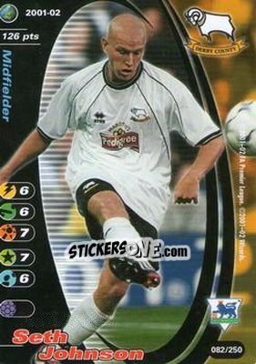Sticker Seth Johnson - Football Champions England 2001-2002 n. 82 - Wizards of The Coast
