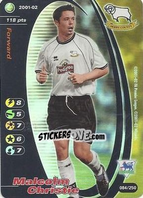 Figurina Malcolm Christie - Football Champions England 2001-2002 n. 84 - Wizards of The Coast