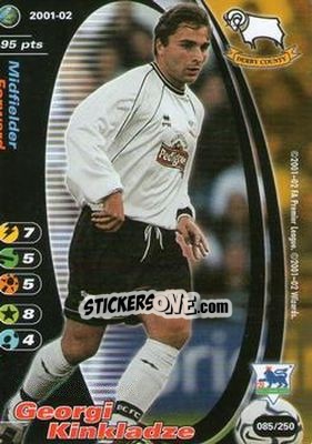 Sticker Georgi Kinkladze - Football Champions England 2001-2002 n. 85 - Wizards of The Coast