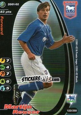 Sticker Martijn Reuser - Football Champions England 2001-2002 n. 122 - Wizards of The Coast